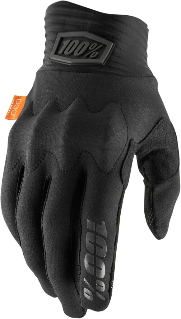 Insulated mountain bike glove